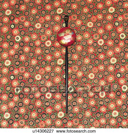 Stock Photo - Japanese hairpin, front view. Fotosearch