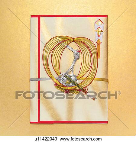 Japanese special envelope for congratulatory gifts of money, front view, orange background View Large Photo Image Stock Photo - Japanese special envelope for congratulatory gifts of money, front view, orange background. Fotosearch