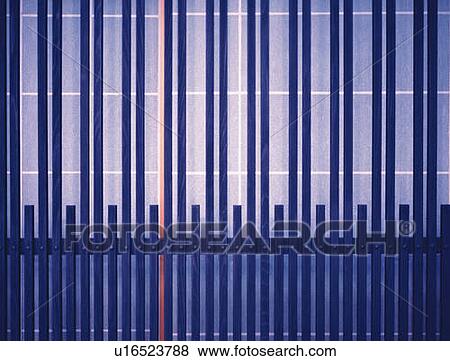 Stock Photo - Japanese style door, front view, full frame, Japan. Fotosearch