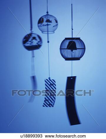Three wind chimes, front view, toned image, differential focus View Large Photo Image Stock Image - Three wind chimes, front view, toned image, differential focus. Fotosearch