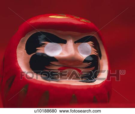 Daruma, low angle view, red background, differential focus View Large Photo Image Stock Image - Daruma, low angle view, red background, differential focus. Fotosearch