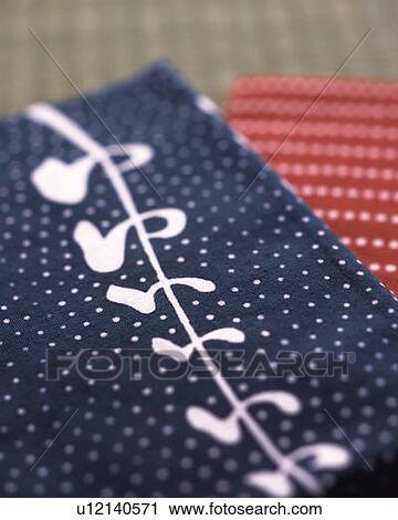 Japanese towels on Tatami mat, high angle view, differential focus View Large Photo Image Stock Image - Japanese towels on Tatami mat, high angle view, differential focus. Fotosearch