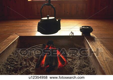 Stock Photo - Fireplace. Fotosearch