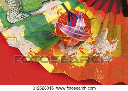 Stock Photograph - Ougi and ball. Fotosearch