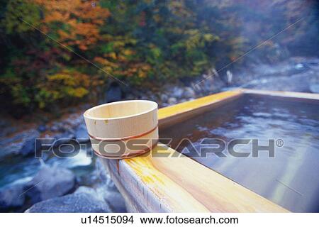 Hot Spring View Large Photo Image Picture - Hot Spring. Fotosearch
