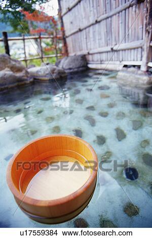 Hot Spring View Large Photo Image Picture - Hot Spring. Fotosearch