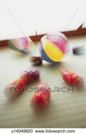 Stock Image - Juggling Bag and Paper Balloon. Fotosearch