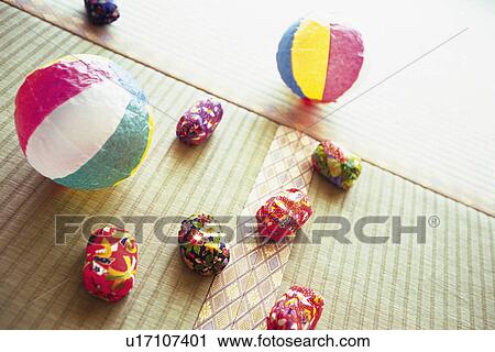 Stock Image - Juggling Bag and Paper Balloon. Fotosearch