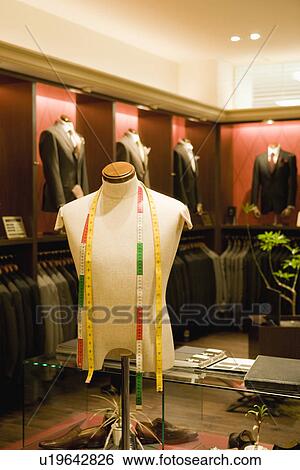 Stock Photograph - Menswear Counter. Fotosearch