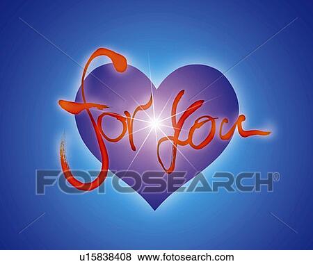 a heart and a message on top, front view, blue background, Computer Graphics, composition View Large Photo Image Stock Photo - a heart and a message on top, front view, blue background, Computer Graphics, composition. Fotosearch