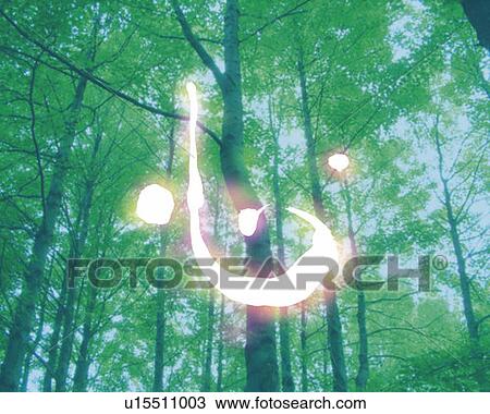 Forest and lighting Japanese character in the center, low angle view, Computer Graphics, composition, soft focus View Large Photo Image Stock Image - Forest and lighting Japanese character in the center, low angle view, Computer Graphics, composition, soft focus. Fotosearch