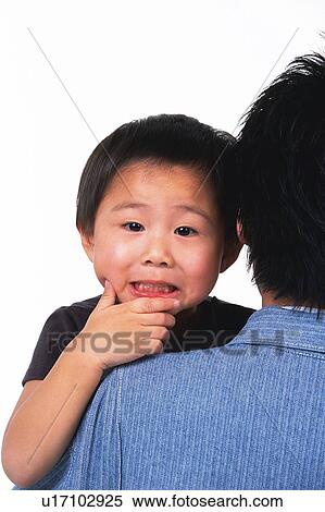 Portrait of Little boy Making a Funny Face While being carried by his father, Front View, Rear View View Large Photo Image Stock Photography - Portrait of Little boy Making a Funny Face While being carried by his father, Front View, Rear View. Fotosearch