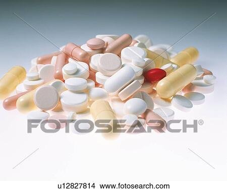 Picture - Assorted pills . Fotosearch