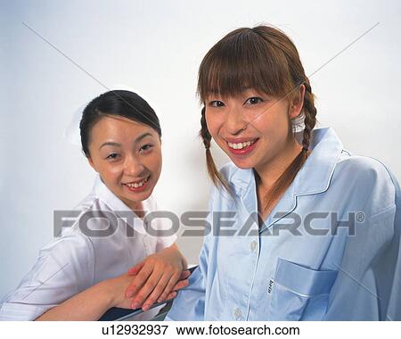 Nurse and patient View Large Photo Image Stock Photo - Nurse and patient. Fotosearch