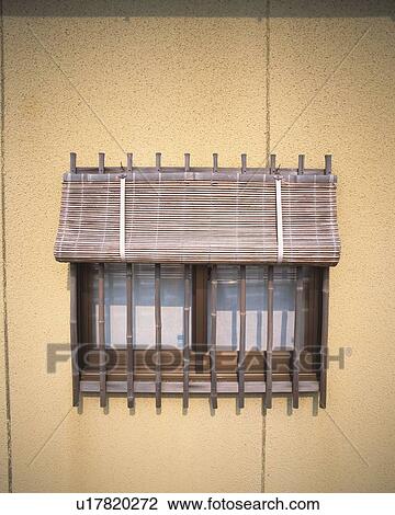 Window of a tea room, Japan, front view View Large Photo Image Stock Image - Window of a tea room, Japan, front view. Fotosearch