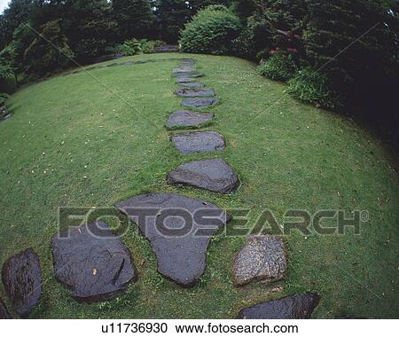 Stock Image - Japanese Garden. Fotosearch