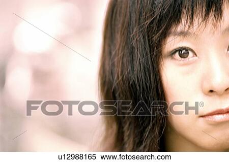 Stock Photography - Young, woman, portrait. Fotosearch