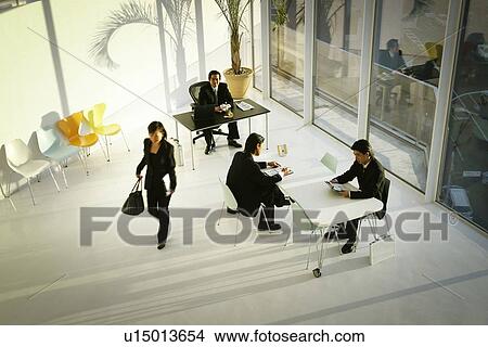 Picture - Business Men and Business Woman. Fotosearch