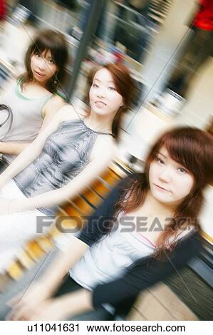 Three Young Adult Women View Large Photo Image Stock Image - Three Young Adult Women. Fotosearch