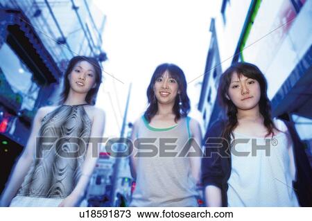 Three Young Adult Women View Large Photo Image Stock Image - Three Young Adult Women . Fotosearch