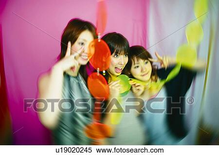 Three Young Adult Women View Large Photo Image Stock Photography - Three Young Adult Women. Fotosearch