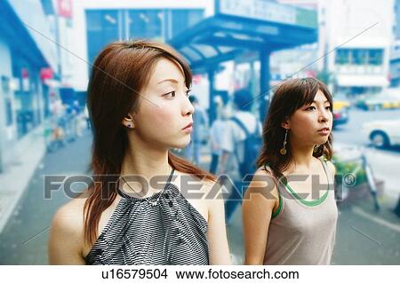 Picture - Two Young Adult Women. Fotosearch