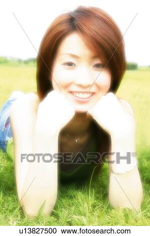 Young Adult Woman Portrait View Large Photo Image Stock Image - Young Adult Woman Portrait. Fotosearch
