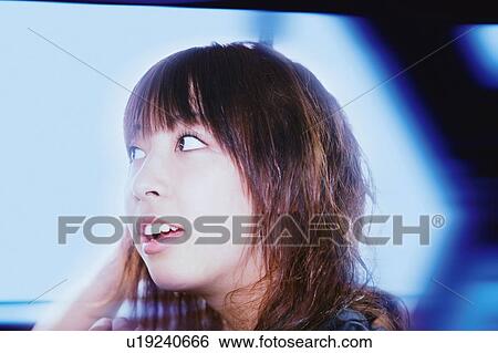 Stock Photograph - Young Adult Woman Portrait. Fotosearch