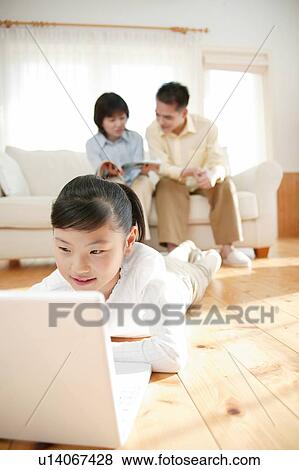 Stock Photo - Family spending a holiday. Fotosearch