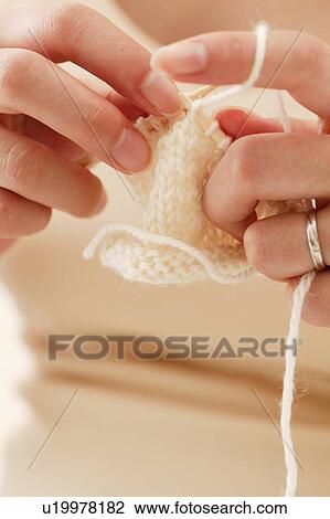 Stock Image - Knitting. Fotosearch