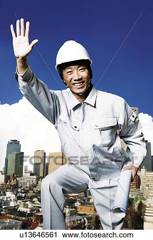 Construction Worker View Large Photo Image Stock Image - Construction Worker. Fotosearch