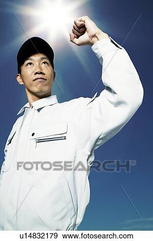 Stock Photo - Delivery Man Posing. Fotosearch