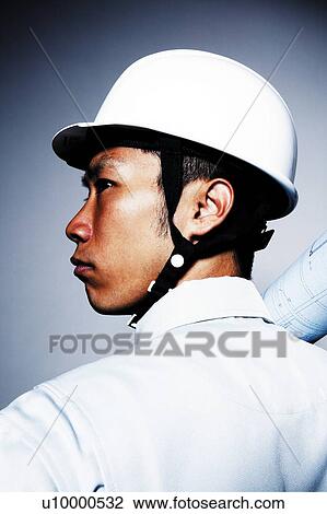 Young Construction Worker View Large Photo Image Stock Image - Young Construction Worker. Fotosearch