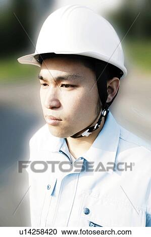 Stock Image - Young Construction Worker. Fotosearch