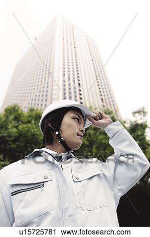 Stock Image - Young Construction Worker. Fotosearch