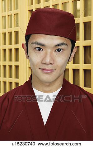 Stock Image - Young Waiter. Fotosearch