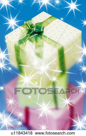 Stock Photo - Wrapped Box. Fotosearch