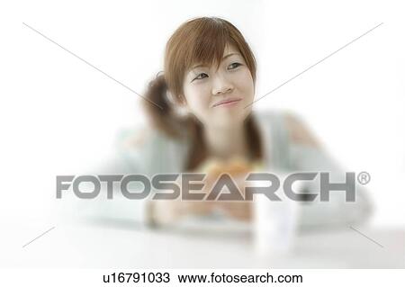 Young Woman Having Hamburger View Large Photo Image Stock Image - Young Woman Having Hamburger. Fotosearch