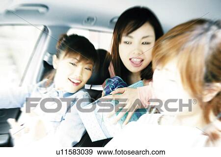 Young Women Shopping View Large Photo Image Stock Photo - Young Women Shopping. Fotosearch