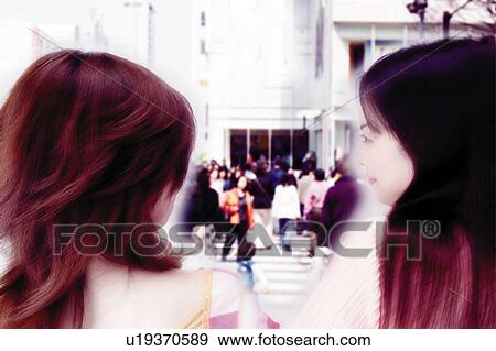 Stock Photo - Young Women. Fotosearch