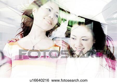 Young Women View Large Photo Image Stock Photograph - Young Women. Fotosearch