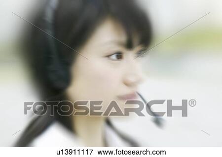 Stock Photo - Operater Woman. Fotosearch