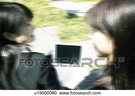 Stock Image - Two Business Woman. Fotosearch