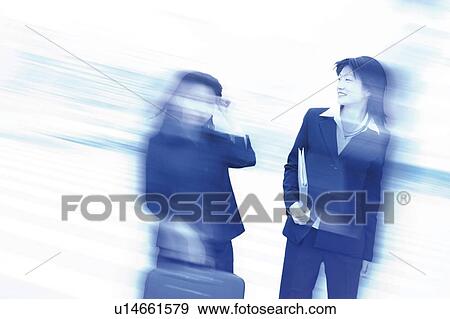 Stock Photo - Two Business Woman. Fotosearch