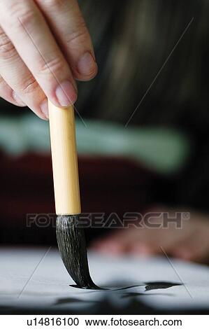 Stock Image - Brush, close up. Fotosearch