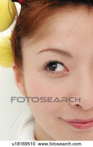 Woman, Close-up View Large Photo Image Stock Image - Woman, Close-up. Fotosearch