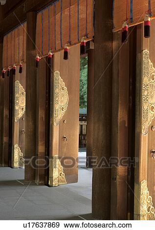 Stock Photo - Meiji-jinja Shrine, Day. Fotosearch