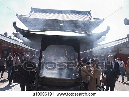 Smoke, Large Group Of People, Senso-ji Temple, Place Of Worship, Travel Destination, Structure, Praying View Large Photo Image Stock Image - Smoke, Large Group Of People, Senso-ji Temple, Place Of Worship, Travel Destination, Structure, Praying. Fotosearch