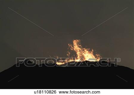 Stock Photograph - Shining cloud in the evening, copy space, Nagano prefecture, Japan. Fotosearch