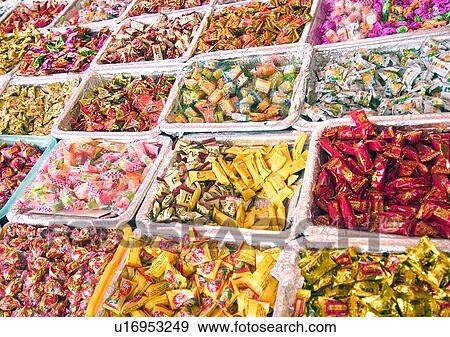 Stock Photo - Chinese New Year, Celebrations, Chinese Culture, New Year, Business, Candy, Close-Up. Fotosearch